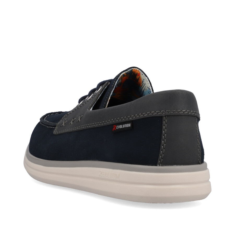 chaussures à lacets bleues pour hommes rieker sport u0601-14