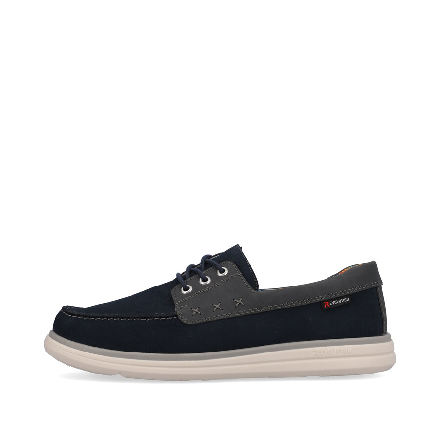 chaussures à lacets bleues pour hommes rieker sport u0601-14