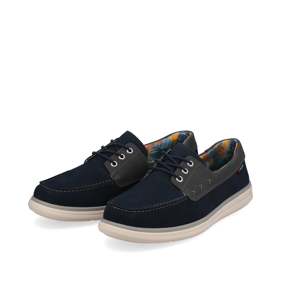 chaussures à lacets bleues pour hommes rieker sport u0601-14