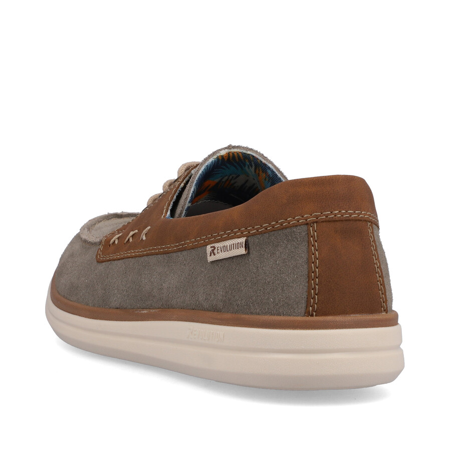 chaussures à lacets grises pour hommes rieker sport u0601-42