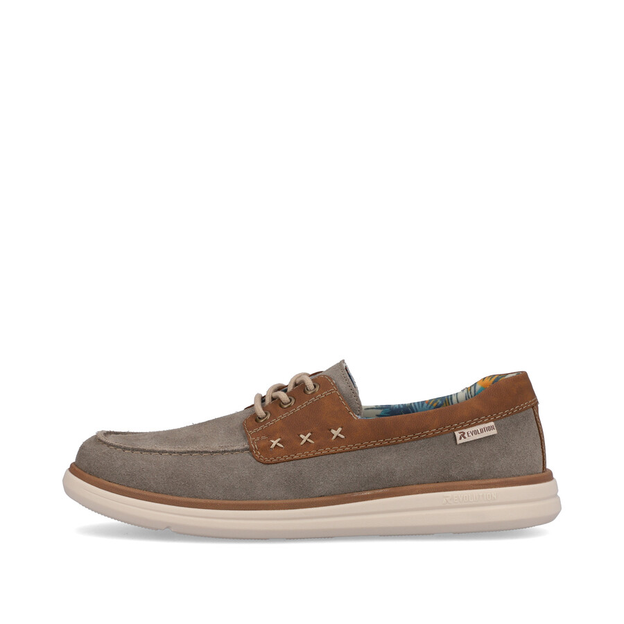 chaussures à lacets grises pour hommes rieker sport u0601-42