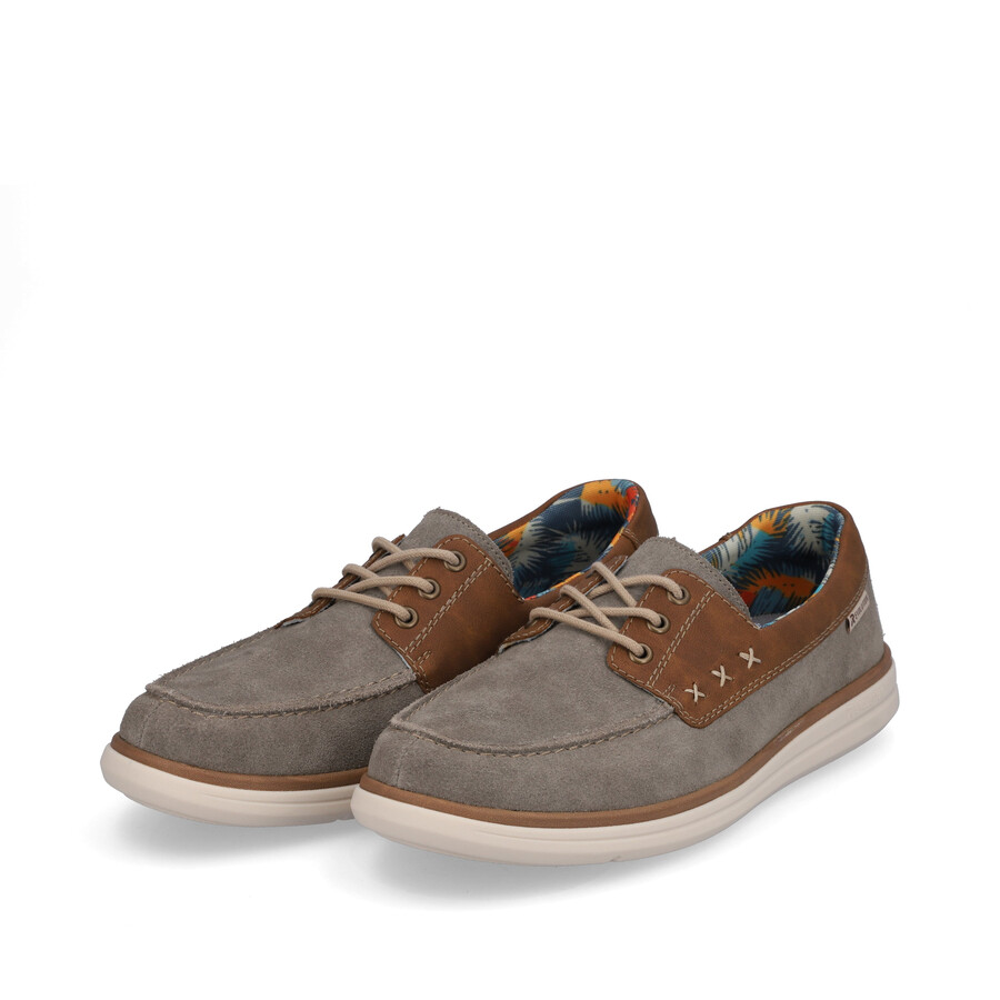chaussures à lacets grises pour hommes rieker sport u0601-42