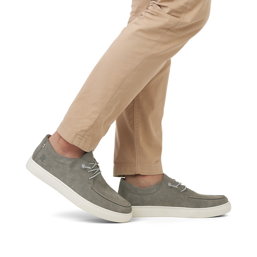 chaussures à lacets grises pour hommes rieker sport u0702-42