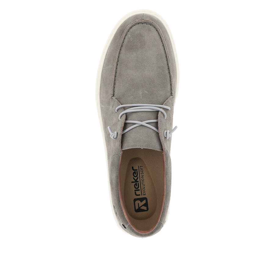 chaussures à lacets grises pour hommes rieker sport u0702-42