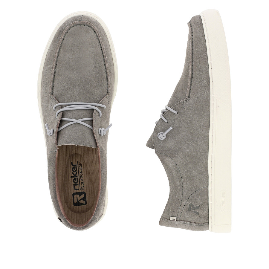 chaussures à lacets grises pour hommes rieker sport u0702-42