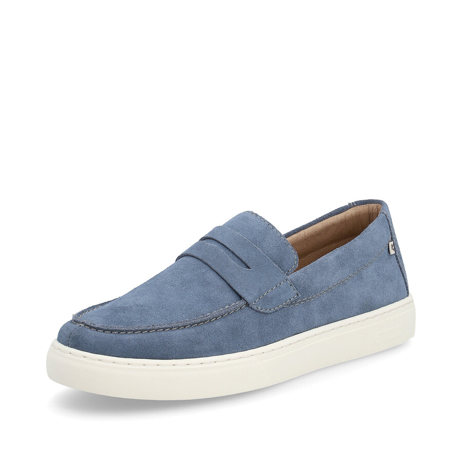 chaussures bleues à enfiler pour hommes rieker sport u0703-14