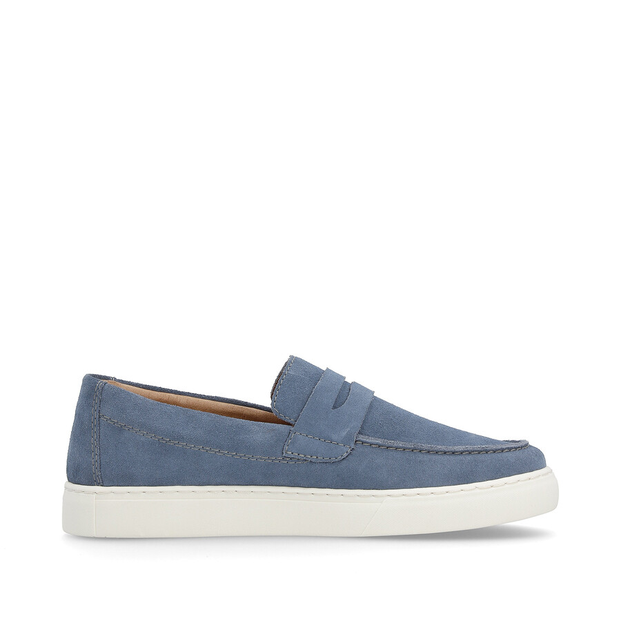 chaussures bleues à enfiler pour hommes rieker sport u0703-14