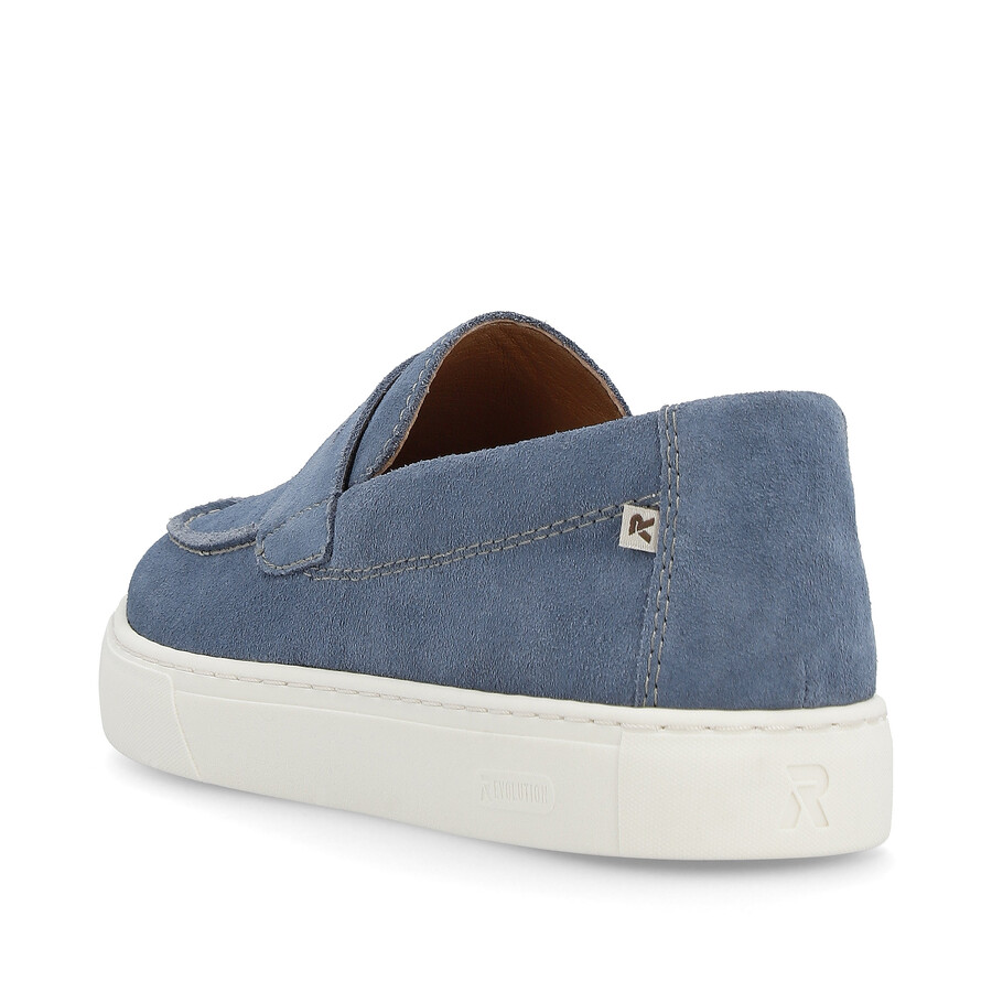 chaussures bleues à enfiler pour hommes rieker sport u0703-14