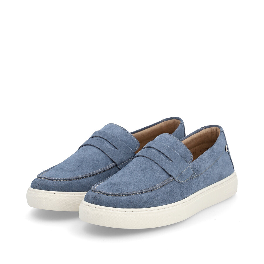 chaussures bleues à enfiler pour hommes rieker sport u0703-14