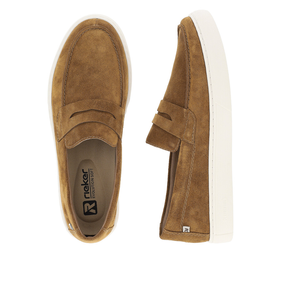 chaussures marron à enfiler pour hommes rieker sport u0703-22