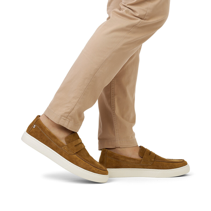 chaussures marron à enfiler pour hommes rieker sport u0703-22