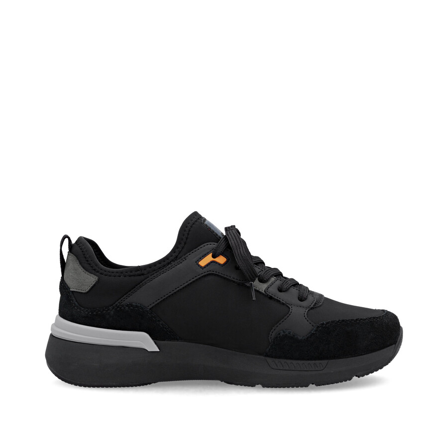 chaussures élastiques noires pour hommes rieker sport u1403-01