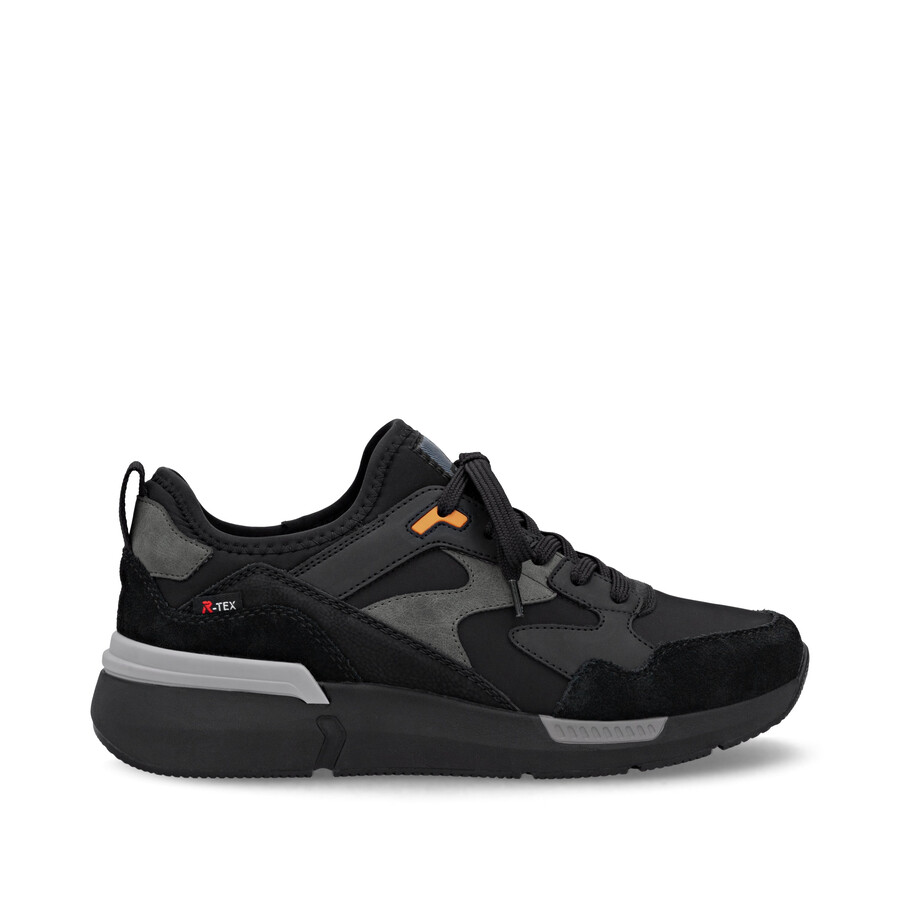 chaussures élastiques noires pour hommes rieker sport u1403-01