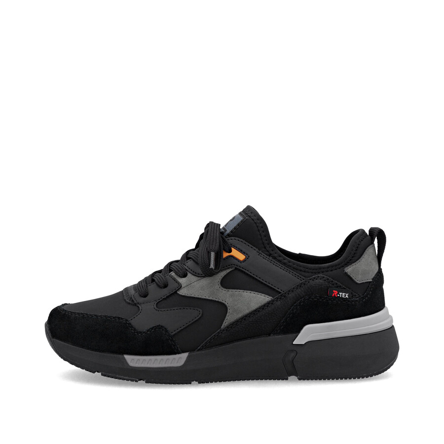 chaussures élastiques noires pour hommes rieker sport u1403-01