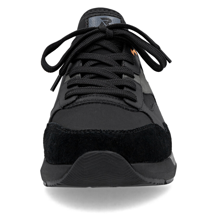 chaussures élastiques noires pour hommes rieker sport u1403-01