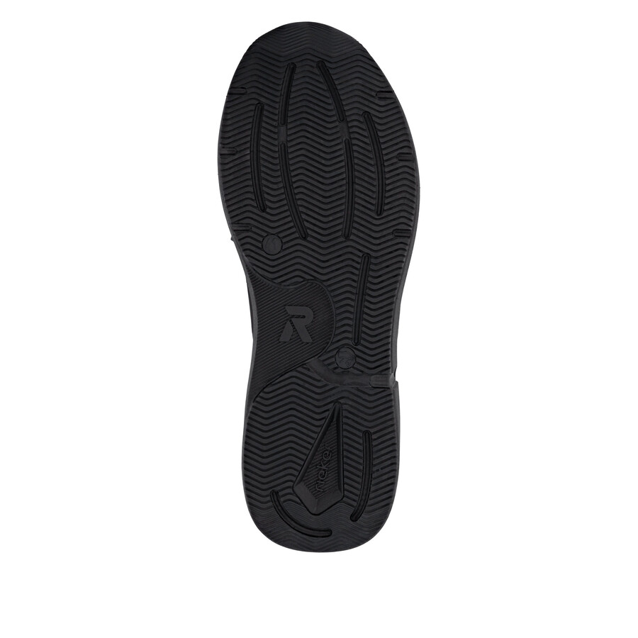 chaussures élastiques noires pour hommes rieker sport u1403-01
