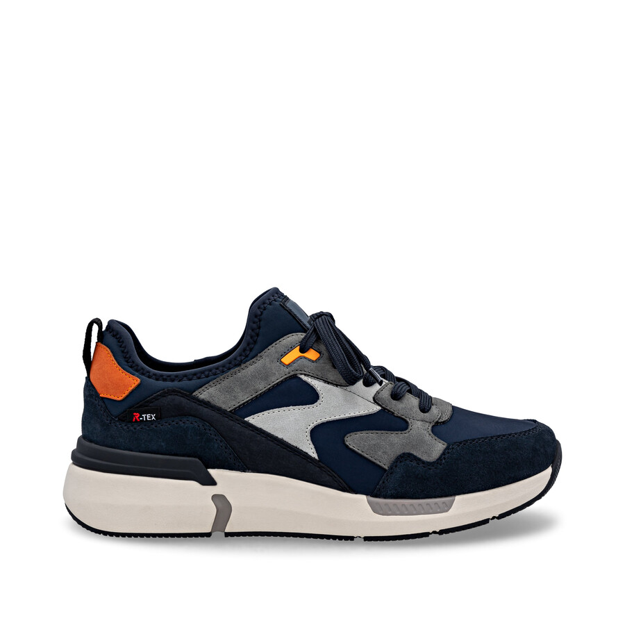 baskets bleues pour hommes rieker sport u1403-15