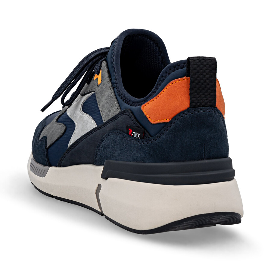 baskets bleues pour hommes rieker sport u1403-15
