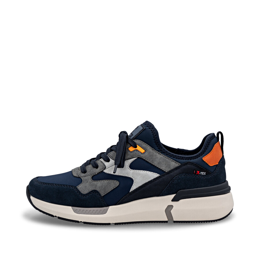 baskets bleues pour hommes rieker sport u1403-15