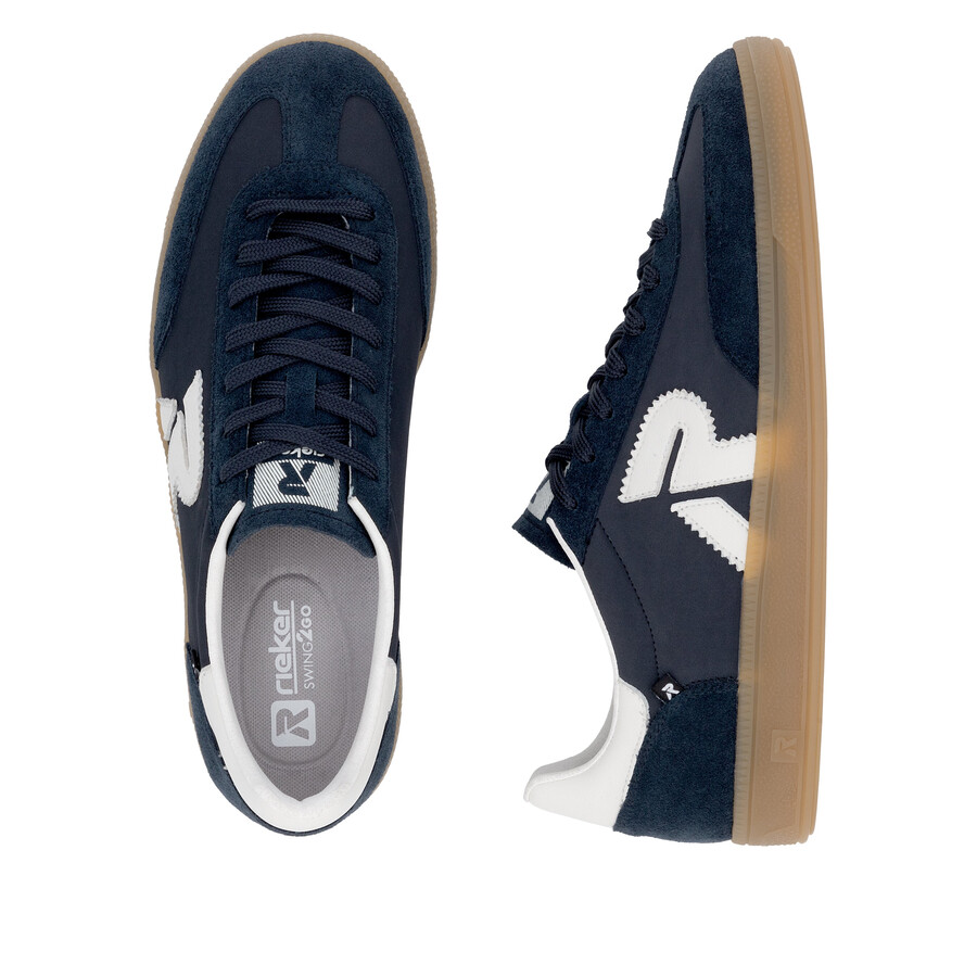 baskets bleues pour homme rieker sport u2200-16