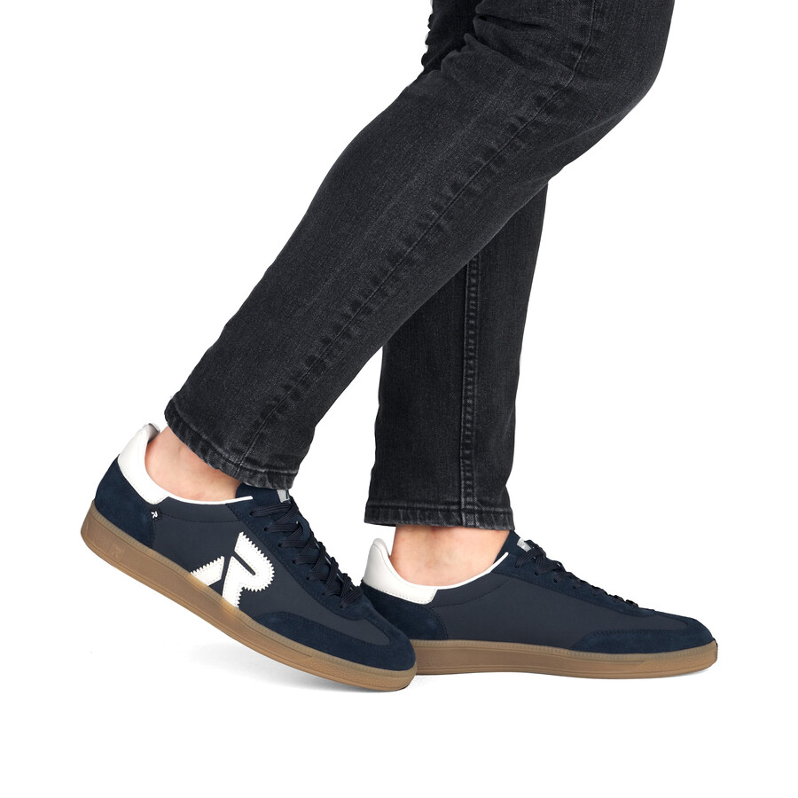 baskets bleues pour homme rieker sport u2200-16