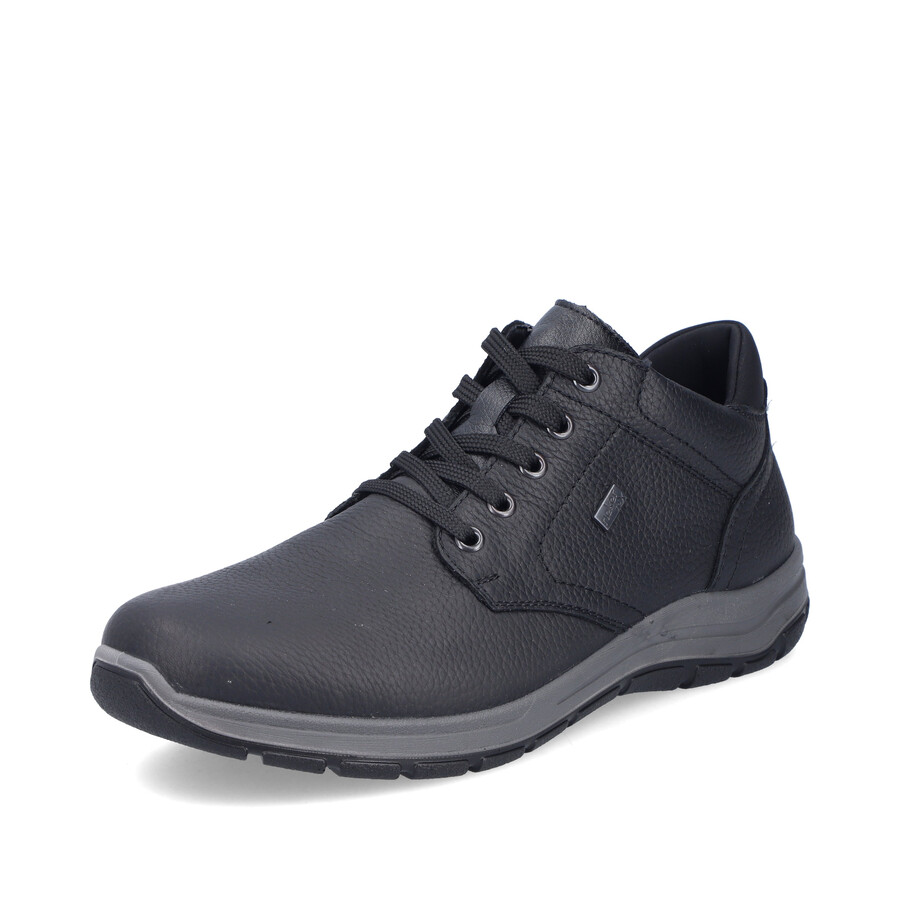 bottes noires à fermeture éclair pour hommes rieker 03632-00