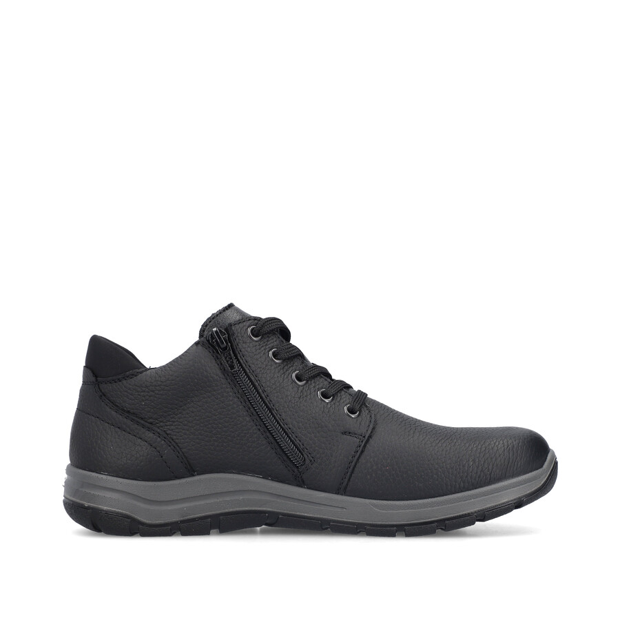 bottes noires à fermeture éclair pour hommes rieker 03632-00