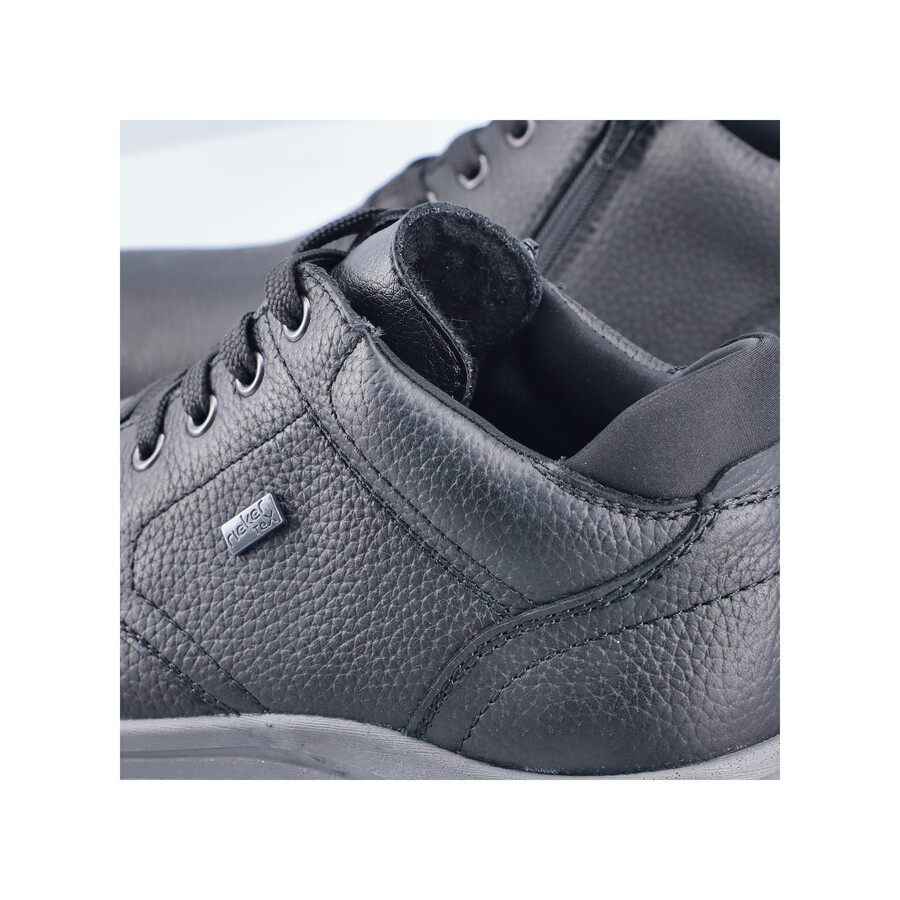 bottes noires à fermeture éclair pour hommes rieker 03632-00