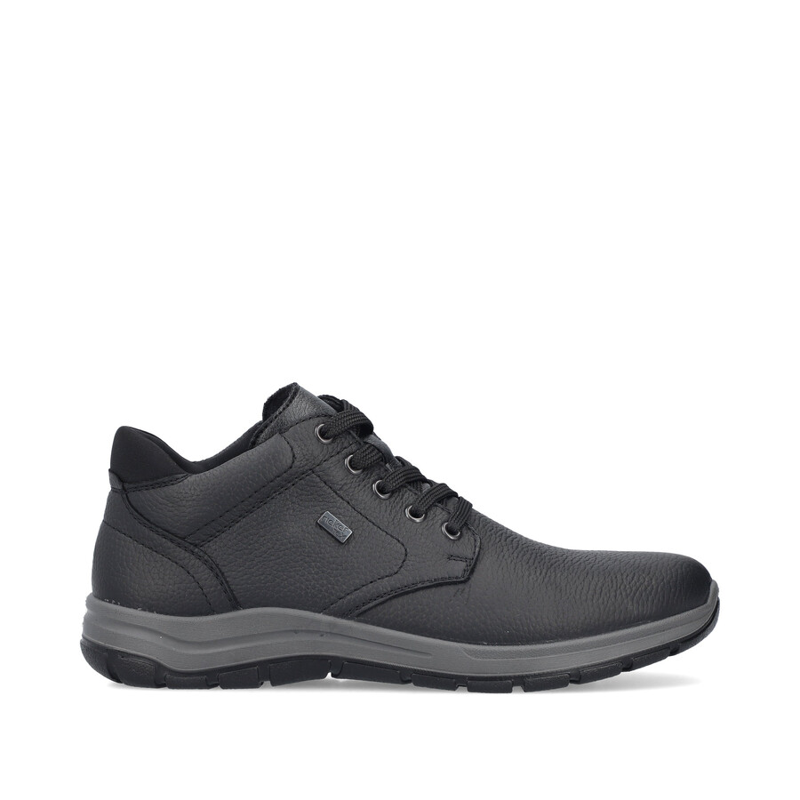 bottes noires à fermeture éclair pour hommes rieker 03632-00