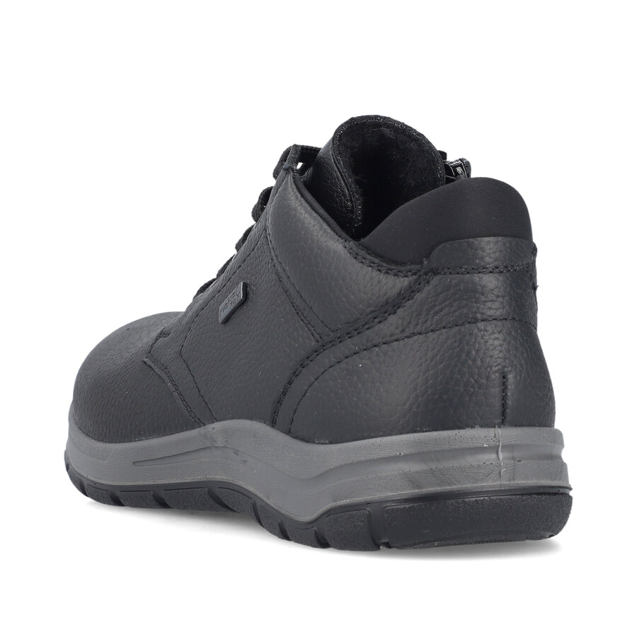 bottes noires à fermeture éclair pour hommes rieker 03632-00