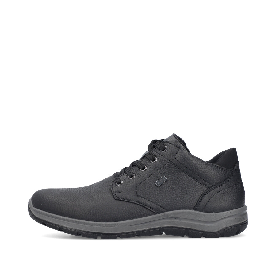 bottes noires à fermeture éclair pour hommes rieker 03632-00