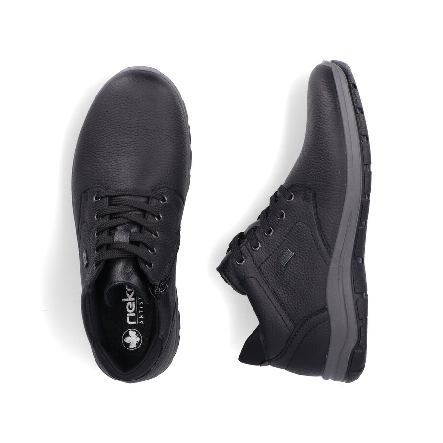 bottes noires à fermeture éclair pour hommes rieker 03632-00