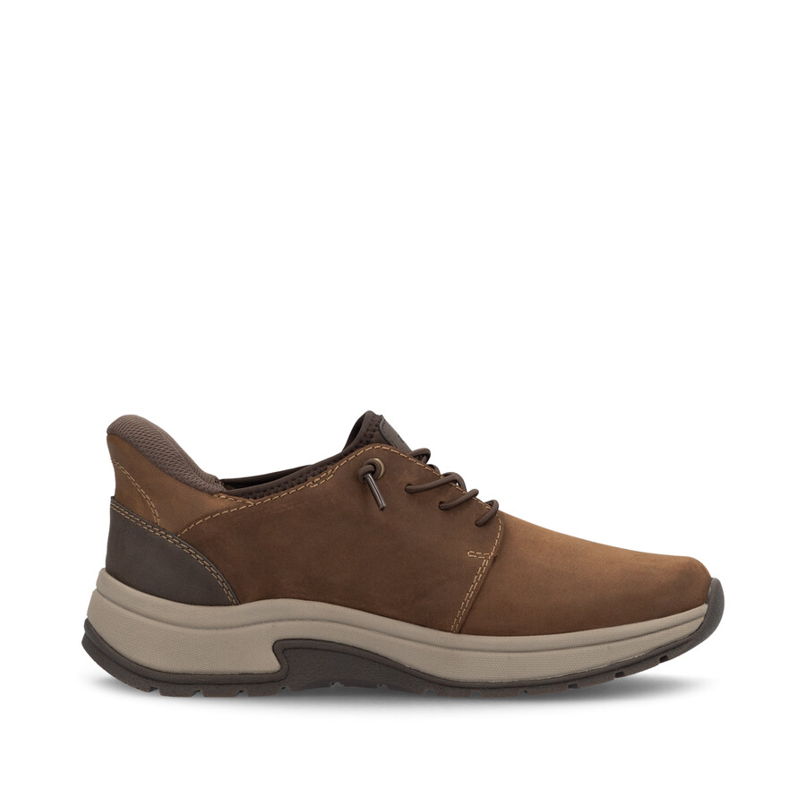 chaussures élastiques marron pour hommes rieker 11050-22