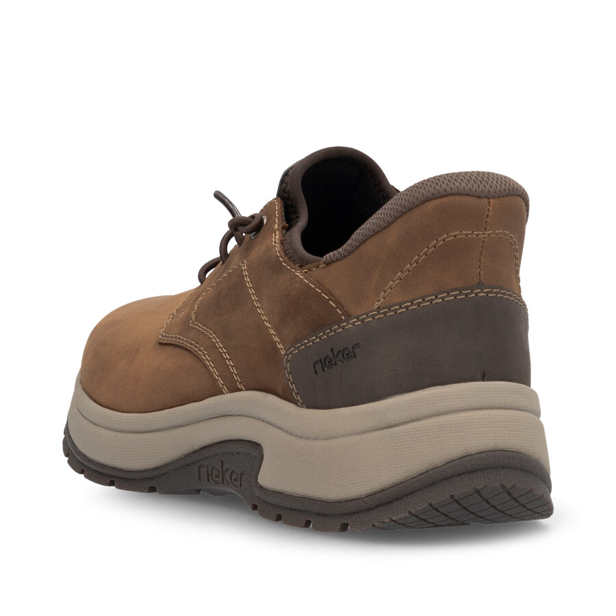 chaussures élastiques marron pour hommes rieker 11050-22
