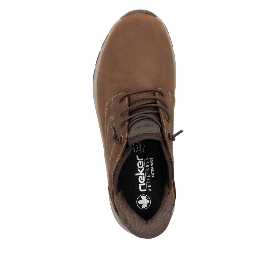chaussures élastiques marron pour hommes rieker 11050-22