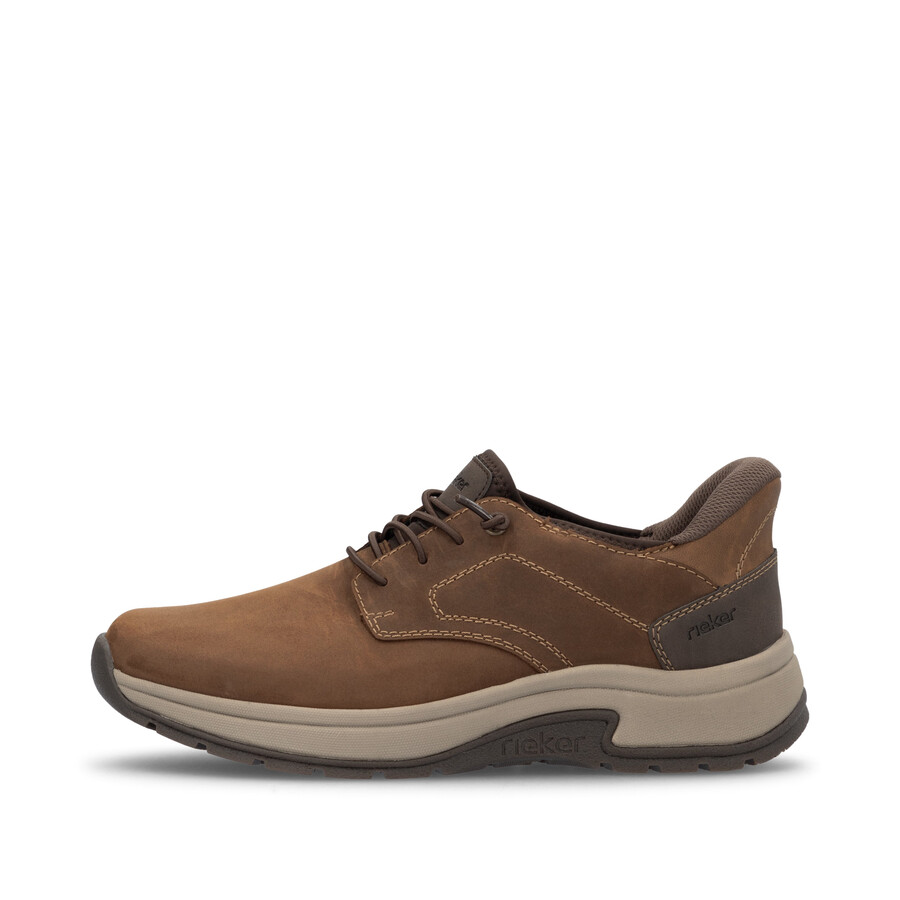 chaussures élastiques marron pour hommes rieker 11050-22
