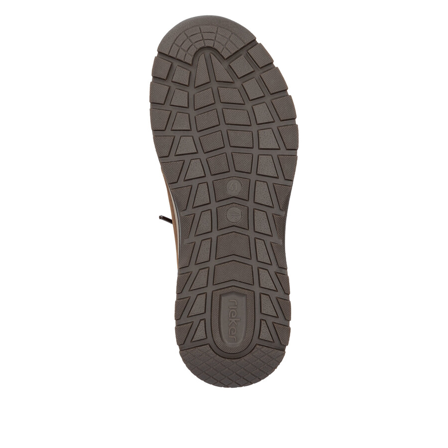 chaussures élastiques marron pour hommes rieker 11050-22