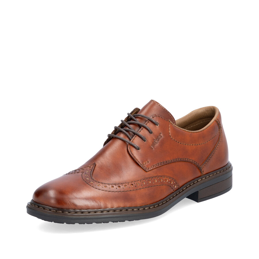 chaussures élastiques marron pour hommes rieker 17620-24