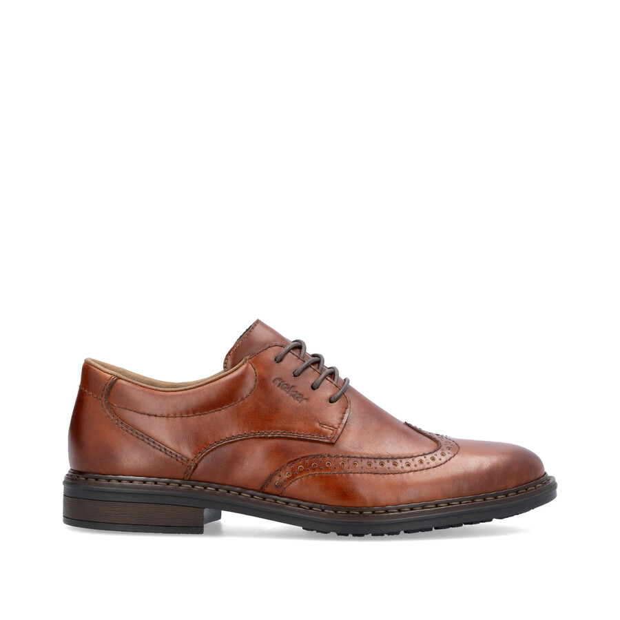 chaussures élastiques marron pour hommes rieker 17620-24