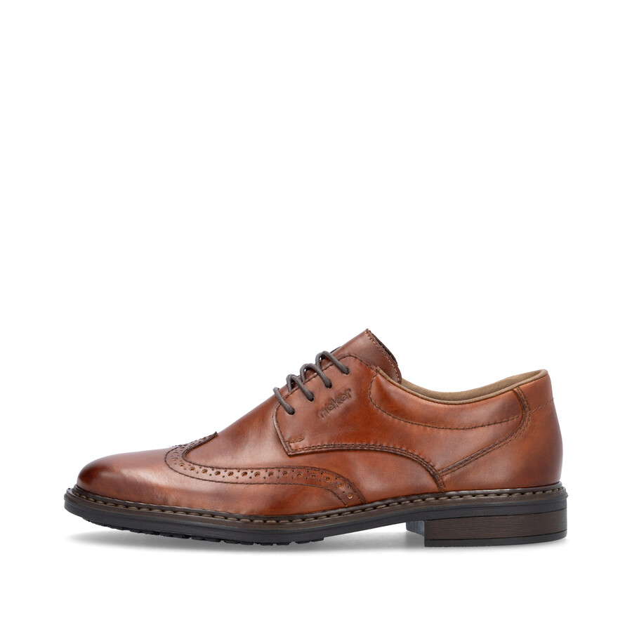 chaussures élastiques marron pour hommes rieker 17620-24