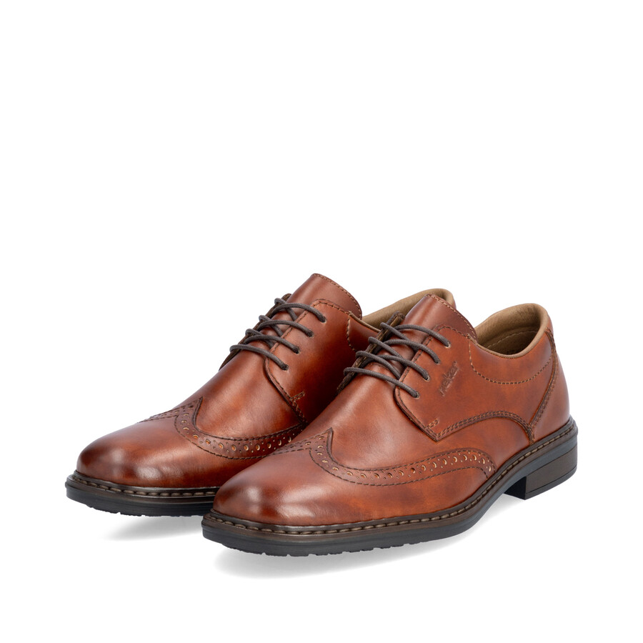 chaussures élastiques marron pour hommes rieker 17620-24