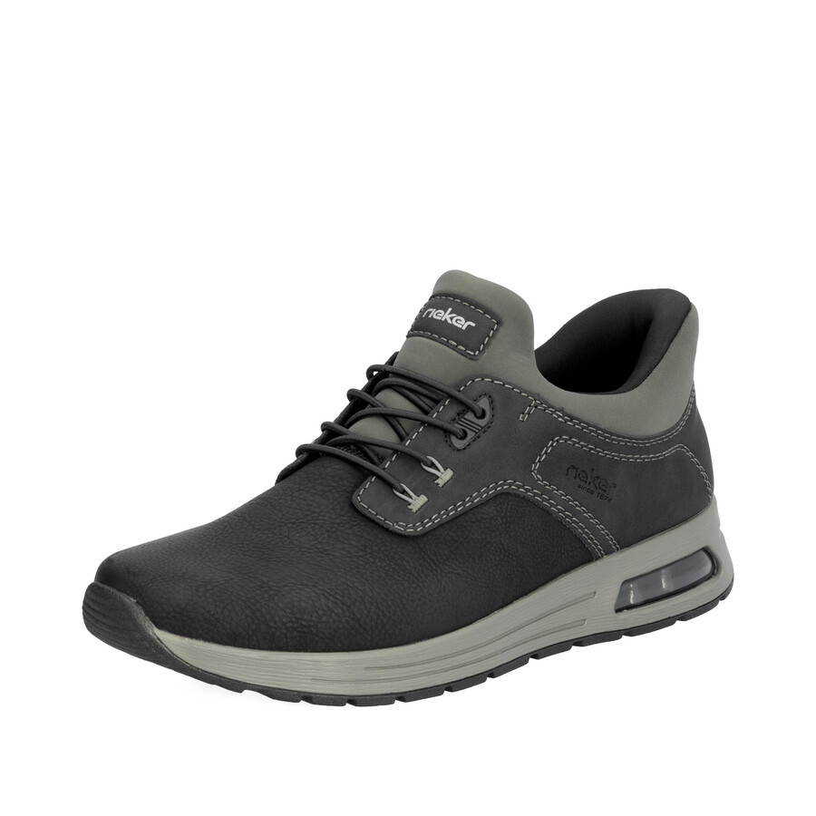 chaussures élastiques noires pour hommes rieker b1051-00