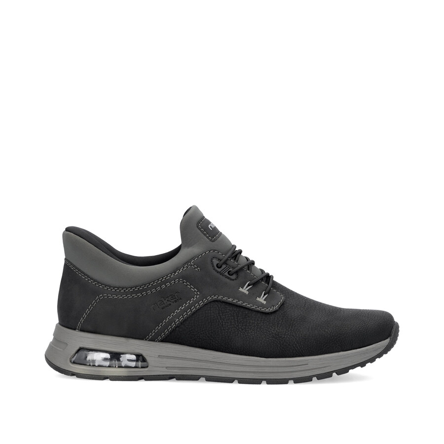chaussures élastiques noires pour hommes rieker b1051-00