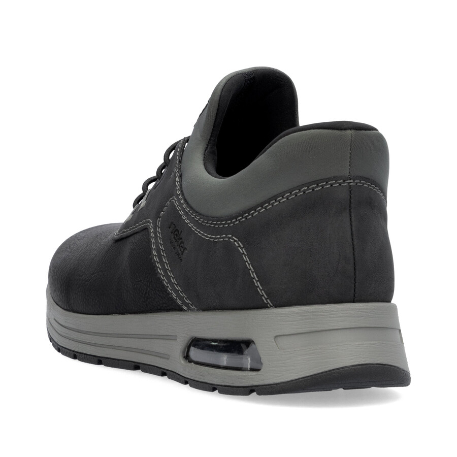 chaussures élastiques noires pour hommes rieker b1051-00