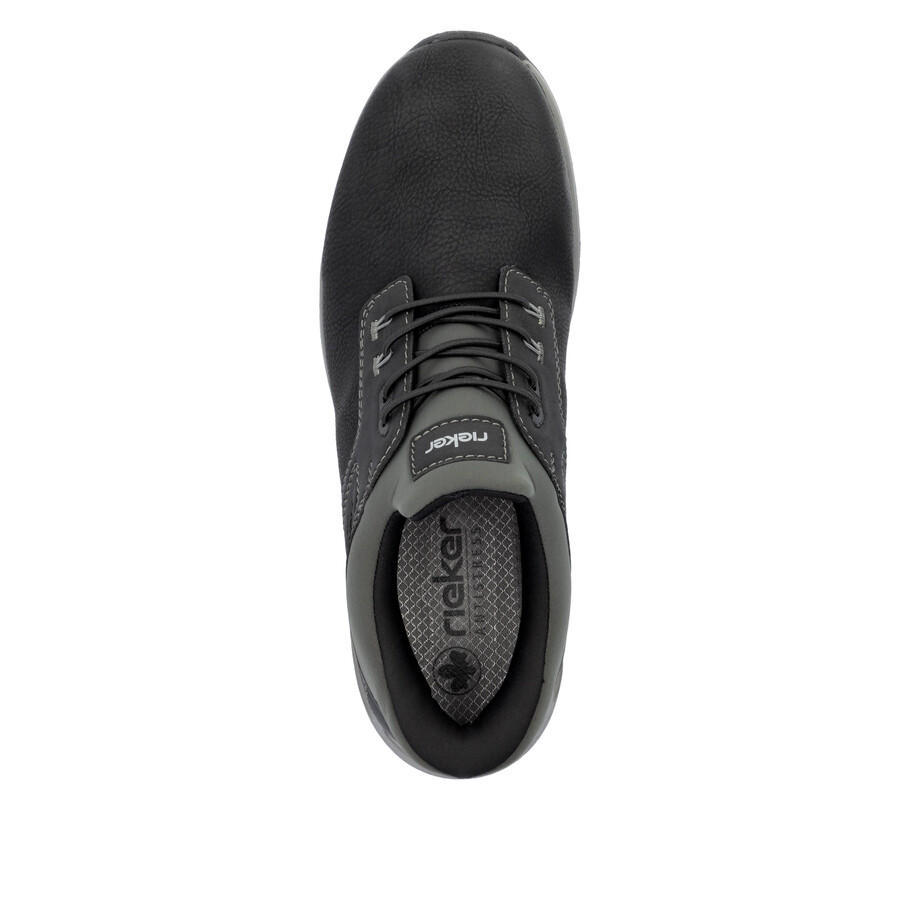 chaussures élastiques noires pour hommes rieker b1051-00