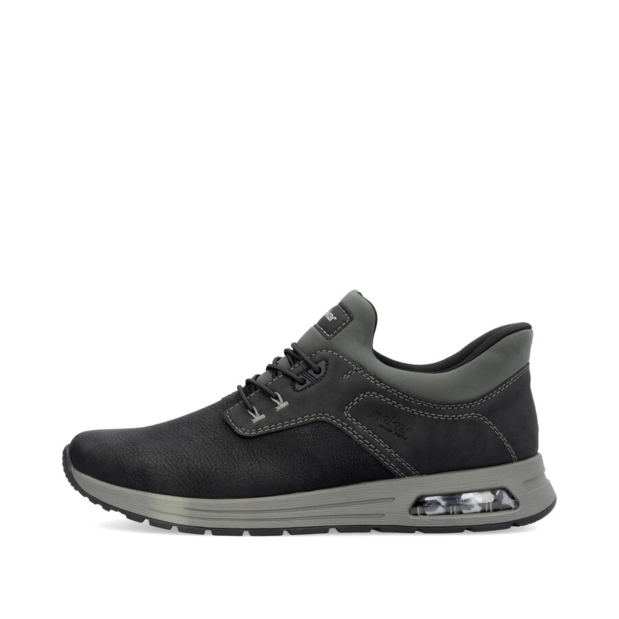 chaussures élastiques noires pour hommes rieker b1051-00