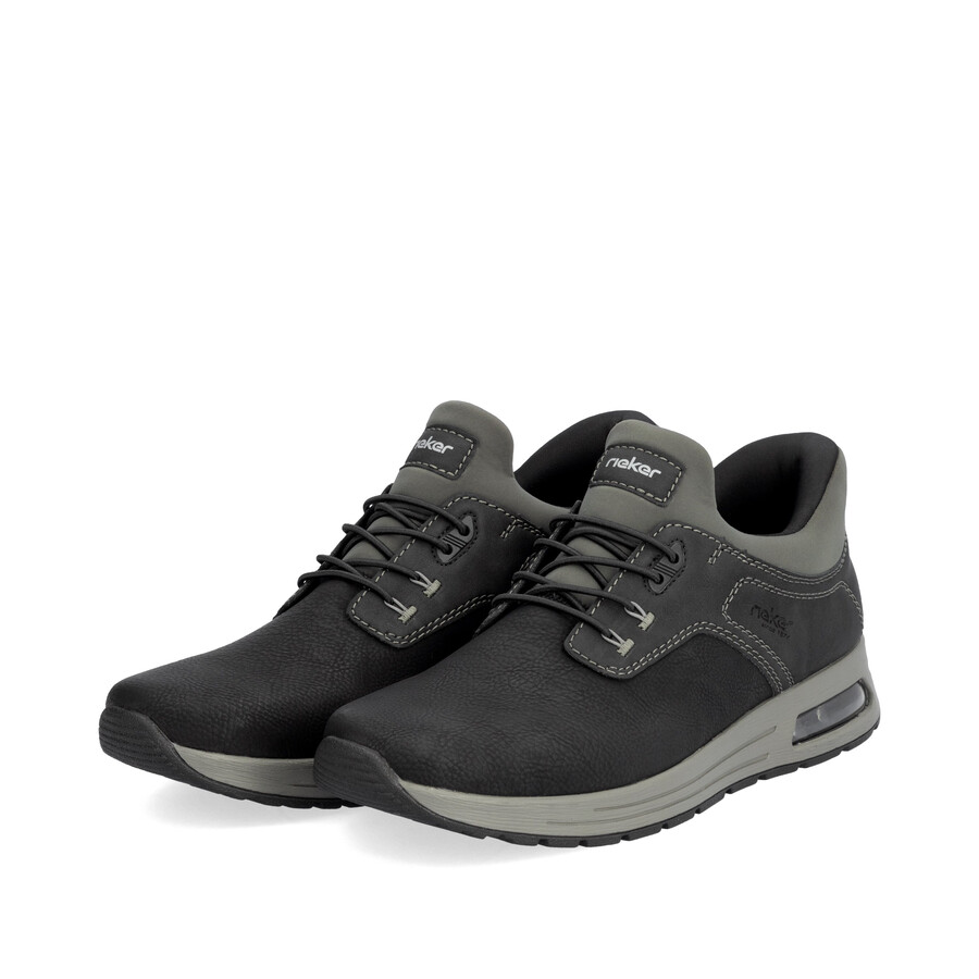 chaussures élastiques noires pour hommes rieker b1051-00
