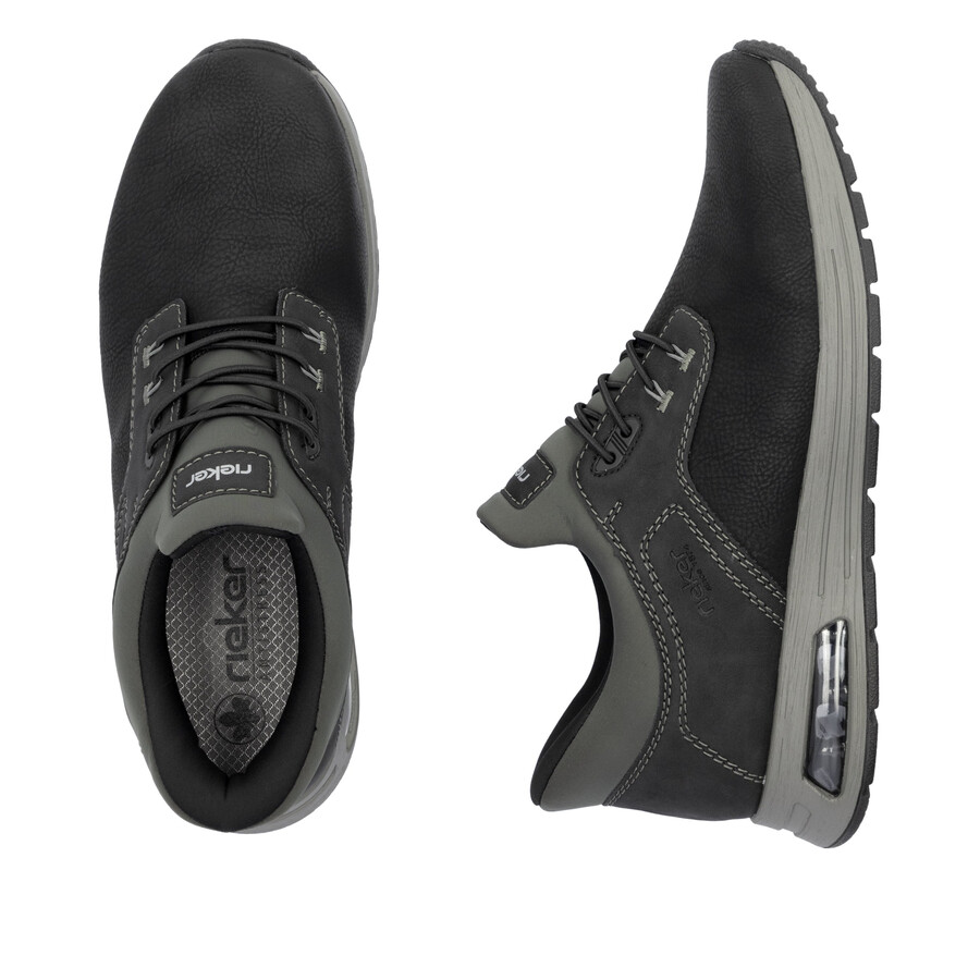 chaussures élastiques noires pour hommes rieker b1051-00