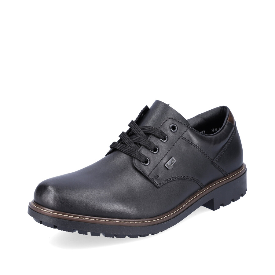 chaussures élastiques noires pour hommes rieker f4611-00