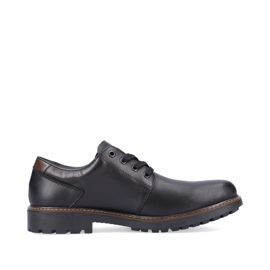 chaussures élastiques noires pour hommes rieker f4611-00